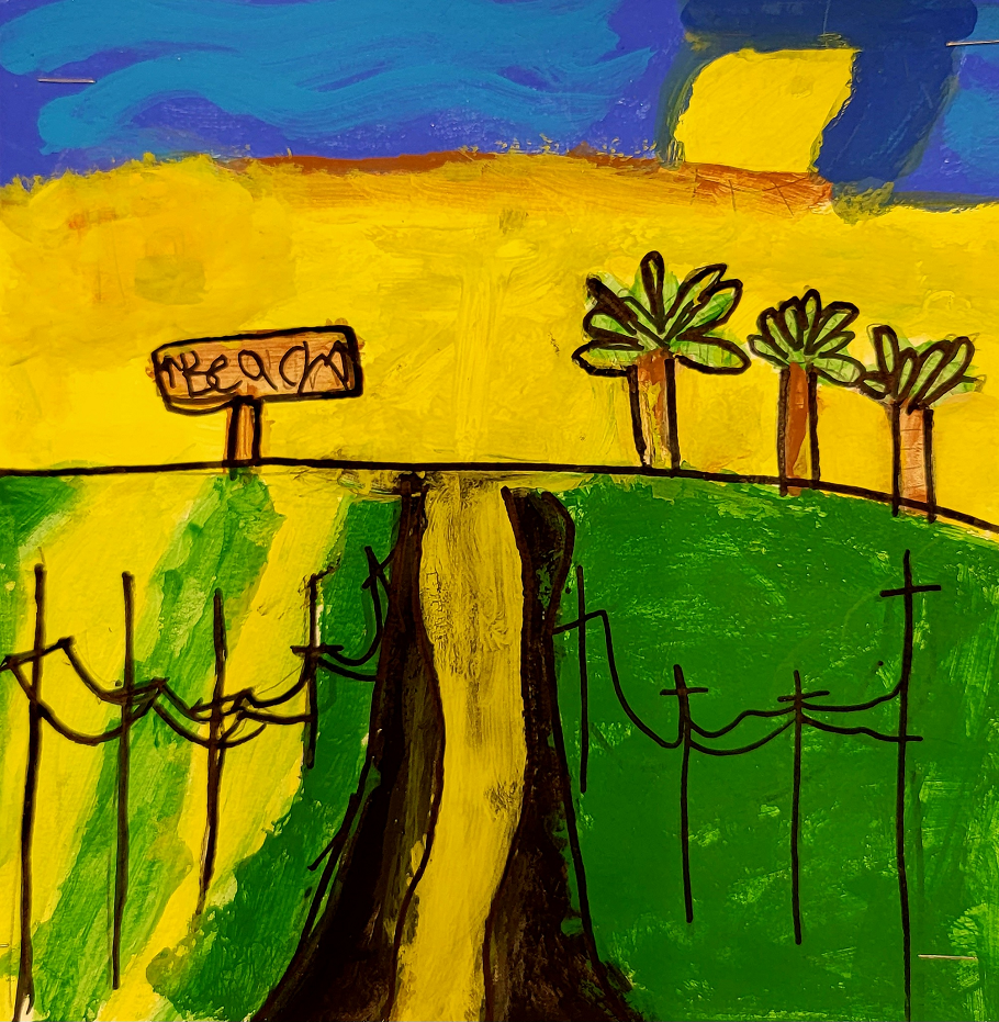 Landscape Painting inspired by Grant Haffner